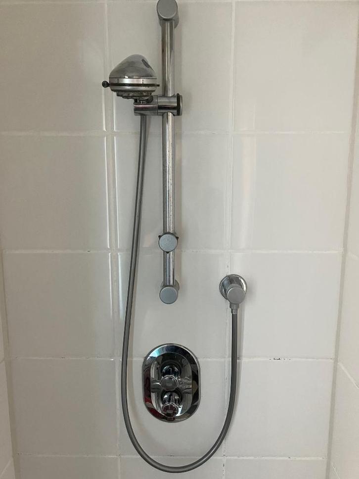 Thermostatische douche inbouwset, Bricolage & Construction, Sanitaire, Utilisé, Douche, Chrome, Enlèvement