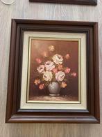 Prachtige olieverfschilderij  van stielleven op doek, Antiek en Kunst, Kunst | Schilderijen | Klassiek, Ophalen of Verzenden