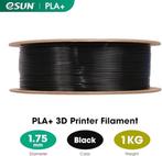 PLA + filament | 1,75 mm | zwart | 1kg | Nieuw, -, Verzenden, -, De esun