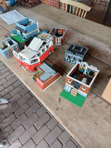 dive lego camper en huisjes met inrichting, Enlèvement, Utilisé, Lego