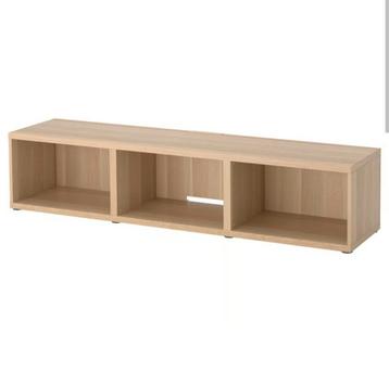 Besta IKEA TV gebleekt eikenhout  beschikbaar voor biedingen