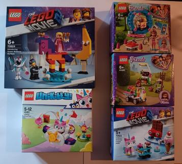 LOT Lego 70824 + 41451 + 41383 + 41425 + 70822 NEUF