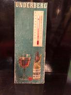 Oude reclame Underberg thermometer, Collections, Utilisé, Enlèvement ou Envoi, Panneau publicitaire