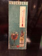 Oude reclame Underberg thermometer, Utilisé, Enlèvement ou Envoi, Panneau publicitaire