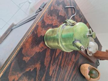 koperen carbuurlamp, Enlèvement