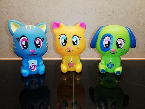 BXL Lot 3 animaux interactifs Lumiluvs 11cm, Kinderen en Baby's, Speelgoed | Actiefiguren, Zo goed als nieuw, Ophalen of Verzenden