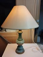 Een lampadair of lampkap kleur beige en appel blauw zeegroen, Huis en Inrichting, Lampen | Tafellampen, Zo goed als nieuw, Ophalen