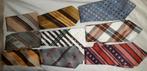 9 retro 70ties dassen in zeer nette staat, Kleding | Heren, Stropdassen, Ophalen, Gedragen