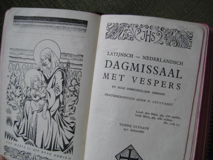 dagmissaal met vespers, Verzamelen, Religie, Ophalen of Verzenden