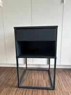 Navy nachtkastje, Huis en Inrichting, Slaapkamer | Nachtkastjes, Ophalen, Minder dan 45 cm, Metaal of Aluminium, 55 tot 70 cm
