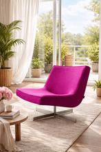 Fauteuil lounge Harvink-design - très confortable - pivotant, Maison & Meubles, Fauteuils, Enlèvement, Utilisé, Métal