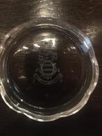 KRISTALLEN ONDERZETTER VAL SAINT LAMBERT GETEKEND, Antiek en Kunst, Ophalen of Verzenden