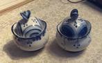 2 porseleinen potjes, Antiek en Kunst, Antiek | Porselein, Ophalen of Verzenden