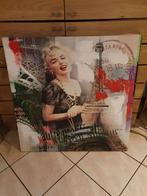 Groot schilderij van Marilyn Monroe met verfreliëfs, Ophalen