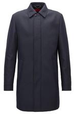 HugoBoss manteau slim fit T46, Kleding | Heren, Jassen | Winter, Ophalen, Zo goed als nieuw, Blauw