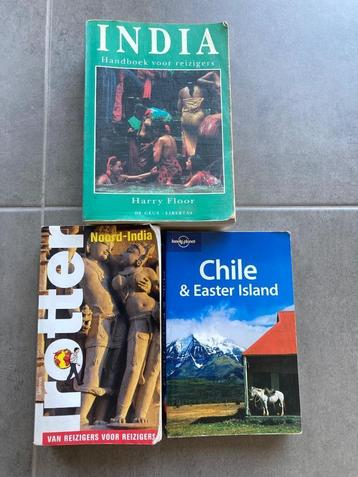 3 Reisboeken India & Chili beschikbaar voor biedingen