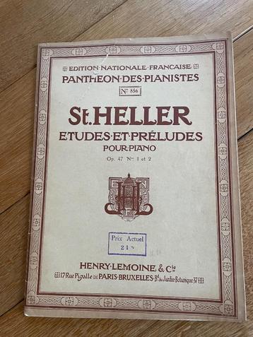 Muziekboek: St.Heller voor piano, Musique & Instruments, Partitions, Enlèvement ou Envoi, Utilisé, Classique, Piano