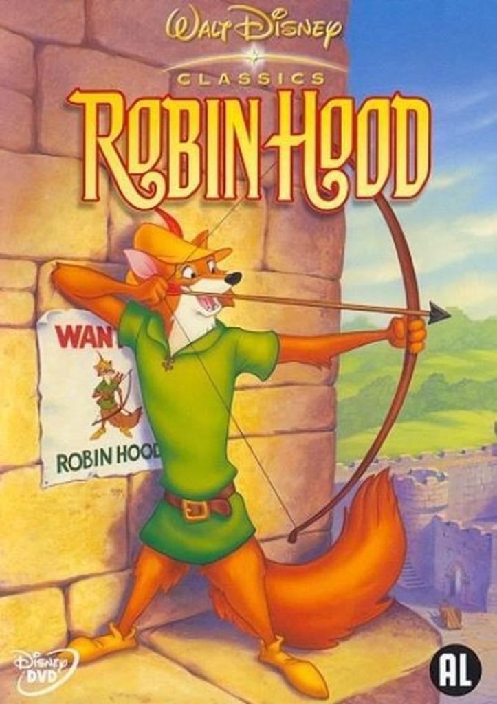 Disney dvd - Robin hood ( classics ), Cd's en Dvd's, Dvd's | Tekenfilms en Animatie, Alle leeftijden, Ophalen of Verzenden