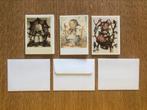 Lot Originele Mini-kaartjes Hummel met enveloppe, Verzamelen, Ongelopen, Ophalen of Verzenden