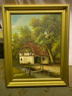 Schilderij met kader, Ophalen of Verzenden