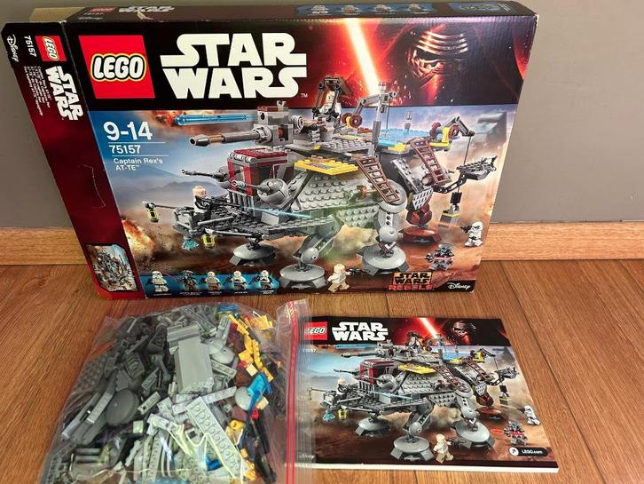 75157 LEGO Captain Rex's AT-TE, Kinderen en Baby's, Speelgoed | Duplo en Lego, Zo goed als nieuw, Lego, Complete set, Ophalen of Verzenden