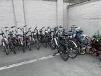 Lot fietsen, onderdelen en motoren (voor,achter en mid), Fietsen en Brommers, Ophalen, Zo goed als nieuw