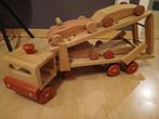 houten vrachtwagen, Ophalen, Gebruikt