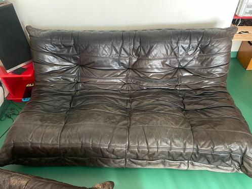 Ligne Roset Togo Set leder, Antiek en Kunst, Antiek | Meubels | Stoelen en Sofa's, Ophalen