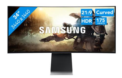 Samsung Odyssey G85 OLED, Informatique & Logiciels, Moniteurs, Comme neuf, 151 à 200 Hz, DisplayPort, USB-C, Gaming, Haut-parleurs intégrés