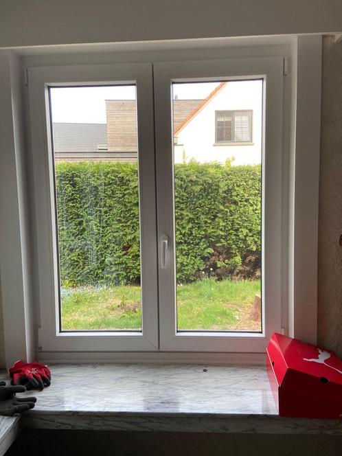 Pvc raam, Doe-het-zelf en Bouw, Glas en Ramen, Gebruikt, Gevelraam of Ruit, 120 tot 160 cm, 120 tot 160 cm, Dubbelglas, Ophalen