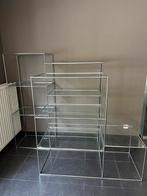 Etalage rek inox met glas, Zakelijke goederen, Kantoor en Winkelinrichting | Kantoormeubilair en Inrichting, Ophalen