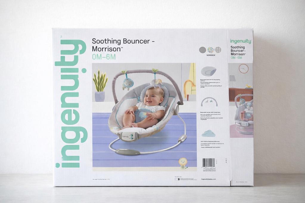 Ingenuity Soothing Bouncer – Morrison (0–6 maanden), Enfants & Bébés, Relax bébé, Neuf, Avec ceinture(s), Enlèvement