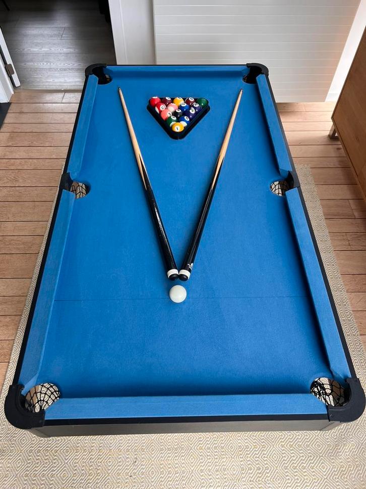 Pooltafel, Sport en Fitness, Biljarten en Poolen, Zo goed als nieuw, Biljarttafel, Ophalen