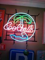 licht reclame & neon cocktail & hoogte 52 cm & breedte 52 cm, Enlèvement, Comme neuf, Table lumineuse ou lampe (néon)