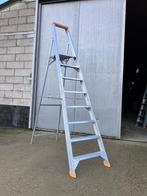 Petry 1x8 alu trapladder (professioneel), Doe-het-zelf en Bouw, Ladders en Trappen, 2 tot 4 meter, Ophalen of Verzenden, Trap