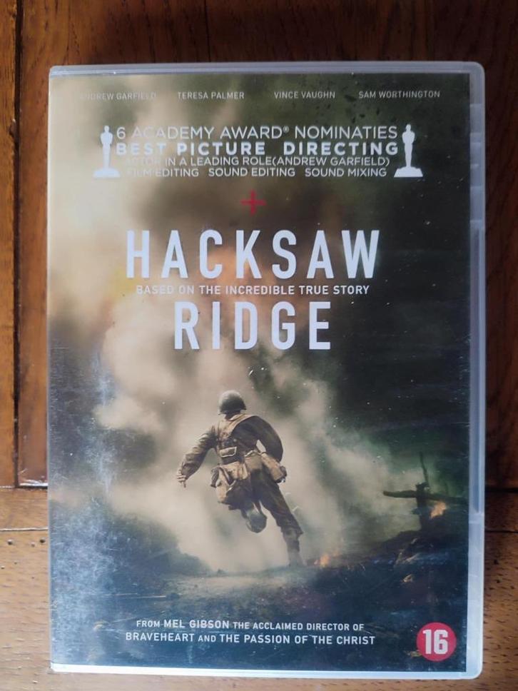 DVD Hacksaw Ridge, Cd's en Dvd's, Dvd's | Actie, Zo goed als nieuw, Oorlog, Ophalen of Verzenden