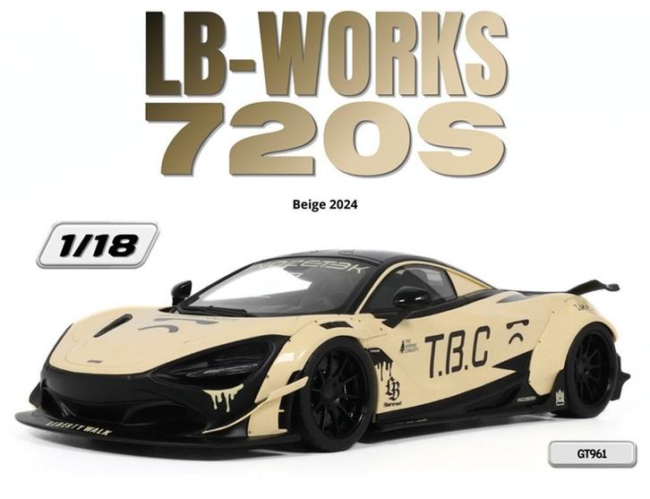 McLaren LB Works 720S GT Spirit, Hobby en Vrije tijd, Modelauto's | 1:18, Nieuw, Auto, Overige merken, Ophalen of Verzenden