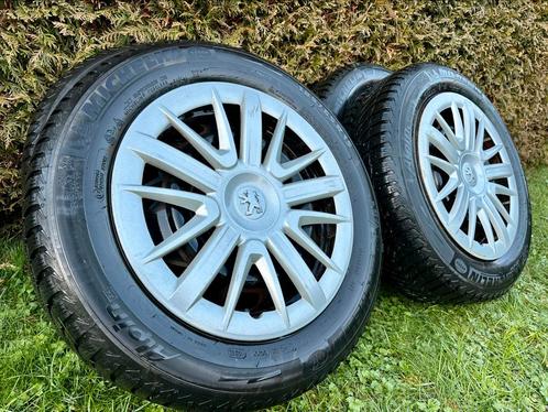 Kit Hiver Peugeot 207-208 + Pneus Neige Michelin 185 65 15, Auto-onderdelen, Banden en Velgen, Banden en Velgen, Winterbanden