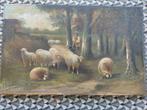 Troupeau de moutons et son berger, Antiek en Kunst, Ophalen