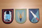 3x schouderbadges luchtmacht, Ophalen of Verzenden, Luchtmacht, Embleem of Badge