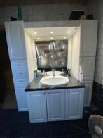 Meuble de salle de bain complet à rafraichir, Huis en Inrichting, Ophalen, Gebruikt, Wastafelkast