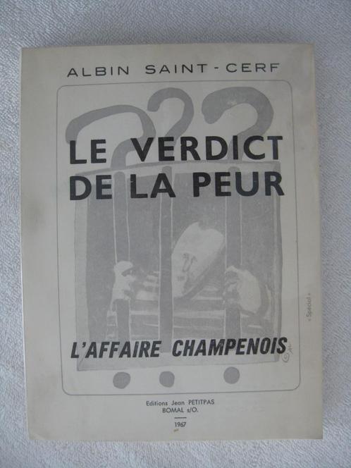 Saint-Léger Buzenol Champenois - A. Saint-Cerf  rare EO 1967, Livres, Livres régionalistes & Romans régionalistes, Utilisé, Enlèvement ou Envoi