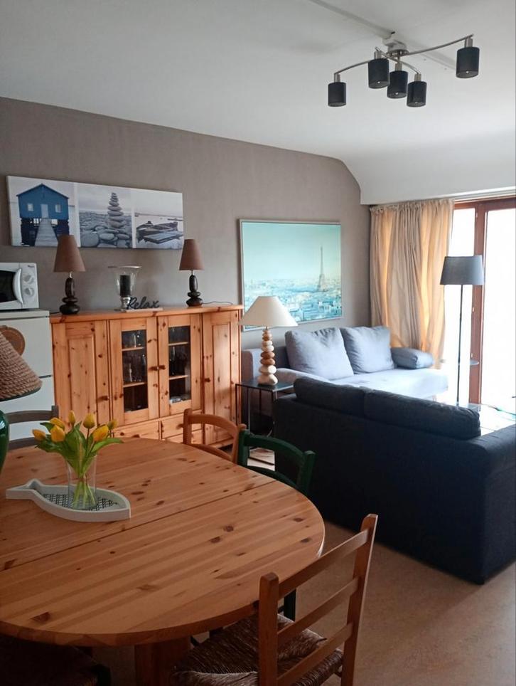 Appartement vue mer latérale au centre de La Panne, Immo, Appartementen en Studio's te huur