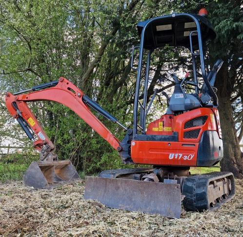 Location minipelle 1t7 kubota u17-3, Zakelijke goederen, Machines en Bouw | Kranen en Graafmachines, Ophalen