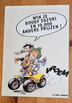 Guust Flater Bollie en Billie sticker Suzuki 1991 Franquin, Verzamelen, Stripfiguren, Ophalen of Verzenden, Guust of Robbedoes