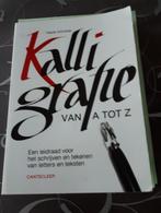Boek - Kalligrafie van A tot Z - Timon Stevens - 160 blz, Boeken, Verzenden, Zo goed als nieuw, Tekenen en Schilderen, Timon Stevens