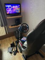 Console ps4 + siège simulation + volant T150 + jeu F1 24, Avec 1 manette, Comme neuf, Enlèvement, Avec jeux