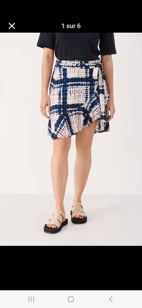 PART TWO rok / Blauwe prints/ Nieuw artikel/ Waarde: €80, Kleding | Dames, Rokken, Nieuw, Blauw, Ophalen