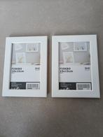 2 witte kaders 10 x 15 cm, Huis en Inrichting, Woonaccessoires | Lijsten, Minder dan 50 cm, Ophalen of Verzenden, Zo goed als nieuw