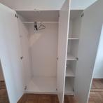 Kledingkast met 3 deuren en hang gedeelte wit 117x176cm, Huis en Inrichting, Kasten | Kleerkasten, Ophalen, Gebruikt